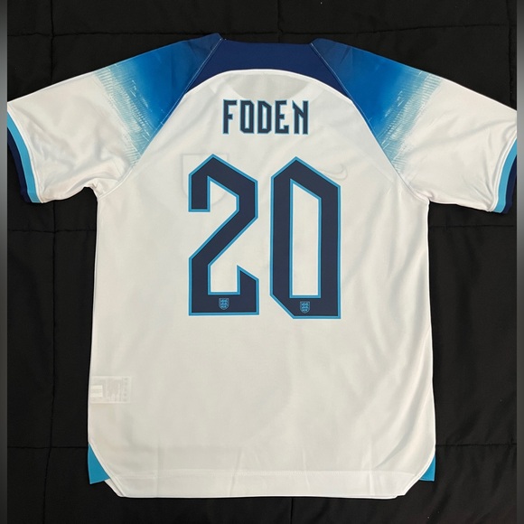 Nike Other - Foden #20 2022 England World Cup Jersey S M L home white Phil